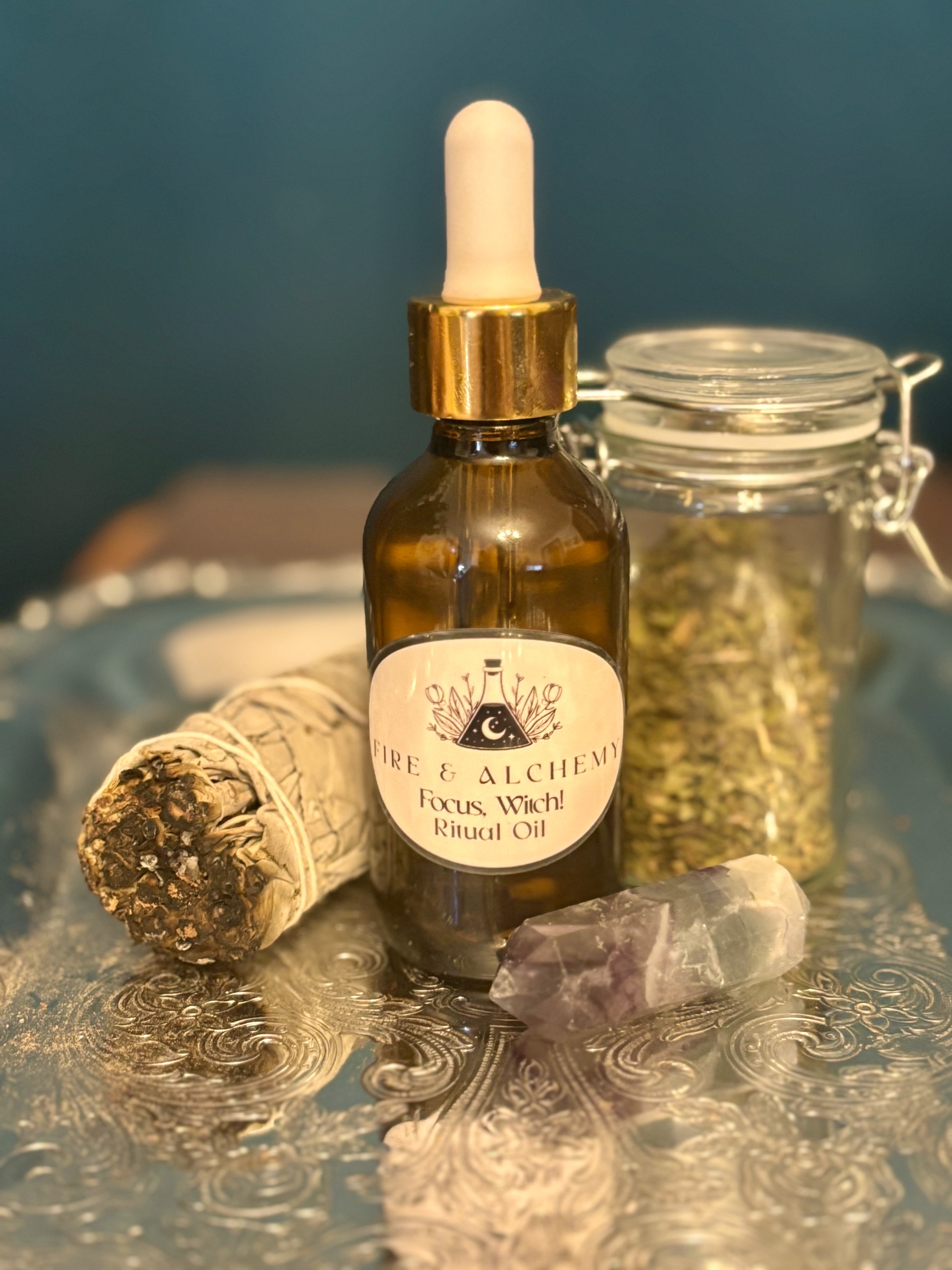 Focus, Witch! Ritual Oil – Fire & Alchemy